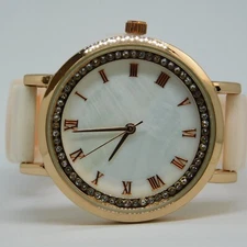 ACCUTIME WATCH CORP. WAC7135KM Quartz Analog Women's Watch New Battery