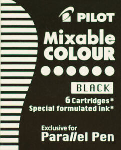 Pilot-Parallel-Pen-Calligraphy-Pen-Refills-6-Black-Cartridges
