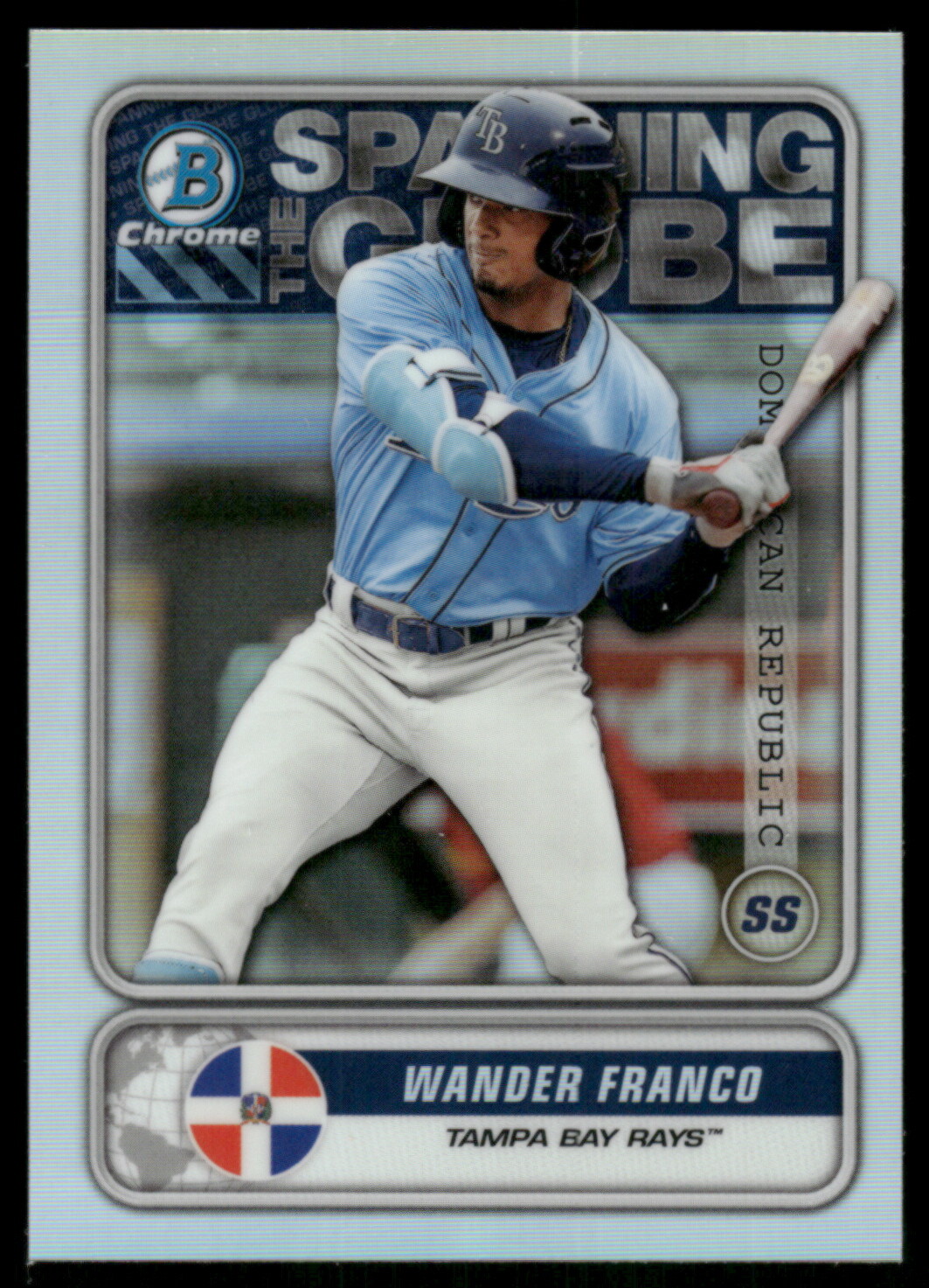 2020 Bowman #STG-WF Wander Franco Spanning the Globe