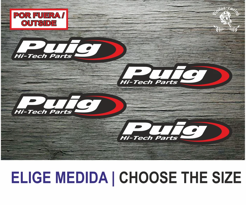 Sticker Vinilo Decal Vinyl Aufkleber Autocollant Puig Hi-Tech Parts Hi Tech NG