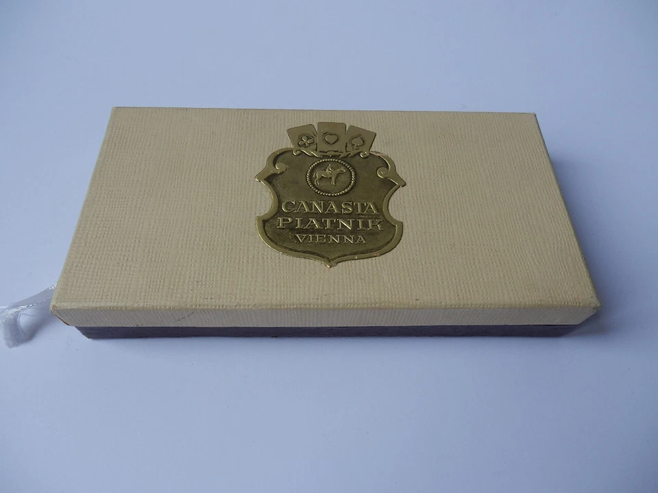 Carte mini gioco CANASTA PIATNIK Vienna Linotyp 119 sigillate sealed - Imagem 4 de 4