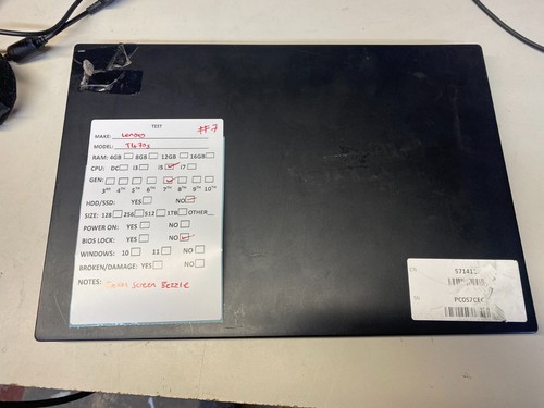 Lenovo T470S, I5-7200u 2.50ghz FOR PARTS (OFFERS WELCOME) - Picture 14 of 15