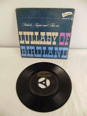 The Bernard Pfeiffer Trio, Prelude Fugue and Trio on ''Lullaby of Birdland'' 7'' Si