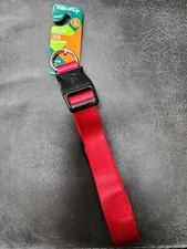 New Vibrantlife L Red Dog Collar 15"-20 Inch Boxer Retrievers Large 1" Thick