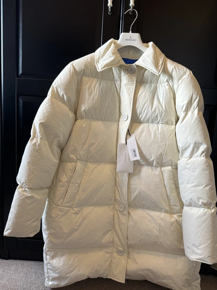 Chaqueta Nina Ricci Shell Down Puffer de gran tamaño talla 10 Foto 2 de 4