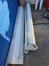 Used White Roller Shutter Garage Outbuilding Door