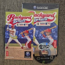Backyard Sports: Baseball 2007 MINT (Nintendo GameCube, 2007) COMPLETE In Box