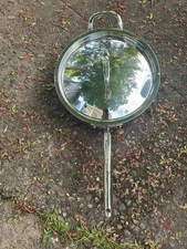 Williams Sonoma Hestan Stainless Skillet/Saute Pan Thermo-Clad 5QT 11.5" & Lid