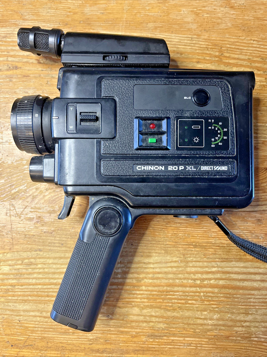 Chinon 20P XL Direct Sound Super 8 Vintage Handheld Camera Parts