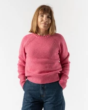 Women’s Alex Mill Greta Crew Neck Sweater Wild Orchid Size Small S Lambswool