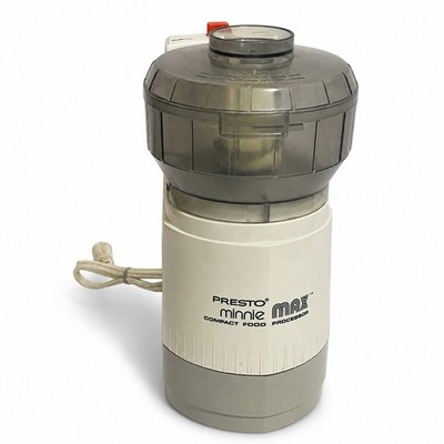 Presto Minnie Max 0290002 Compact Electric Food Processor Chopper Removable Bowl