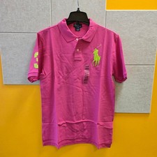 PoLo by Ralph Lauren Pink short sleeve polo Shirts Big Kids Size XL 18-20