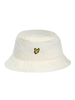 Lyle & Scott Herren Logo Bucket Hat, Weiß