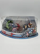 New Disney Collection Marvel Avengers Figurine PlaySet 5 Figures Ironman Hulk +