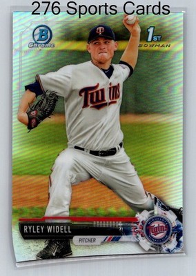 2017 Bowman Draft Chrome Refractor Ryley Widell BDC-64 Minnesota Twins