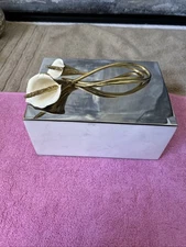 Michael Aram Calla Lily Urn Gold 7.25"L x 5.25"W x 4.5"H, Read Description ❌