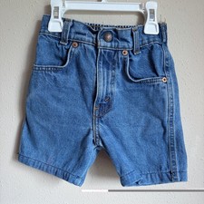 Vintage Little Levi s Kids Shorts Size 6 Bermuda Orange Tab