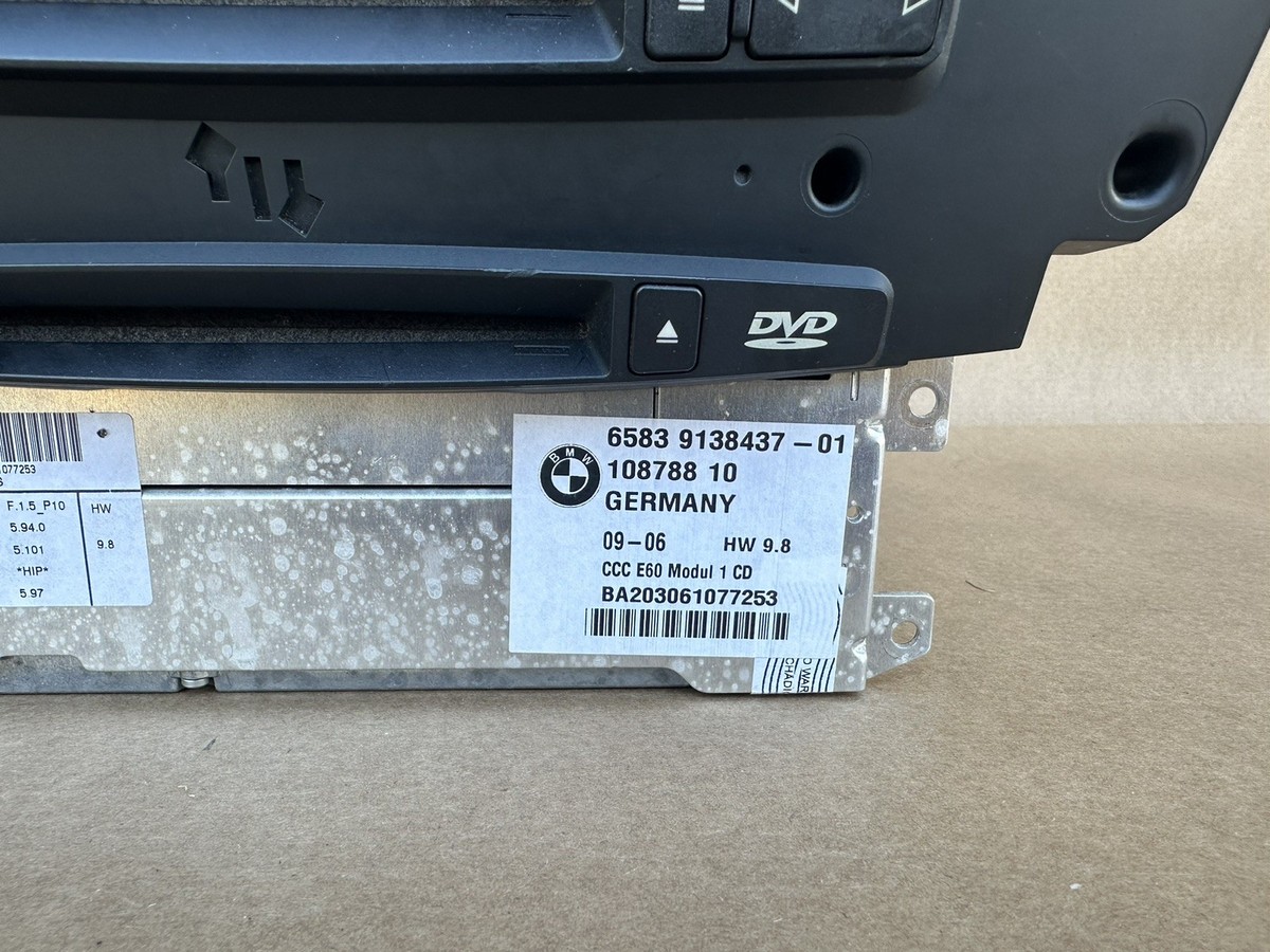 BMW E60 E63 E64 CCC CD Player Radio Navigation Audio System