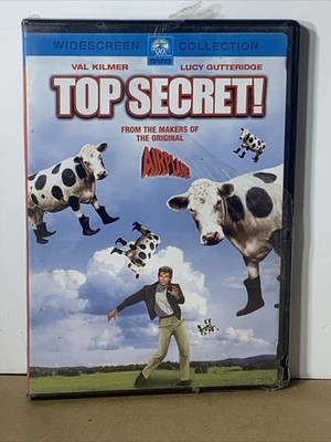 TOP SECRET! (DVD WS) Val Kilmer OOP NEW SEALED (loose cellophane) FREE SHIPPING