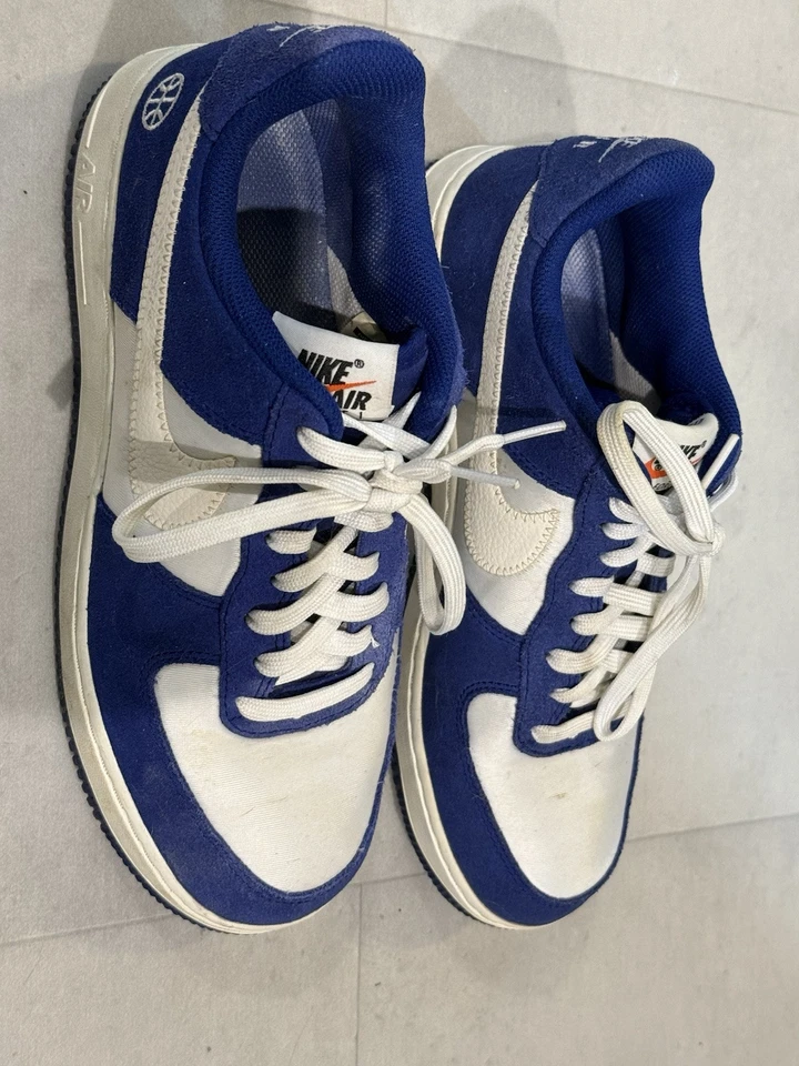 Men’s Nike Air Force 1 Low “March Madness” Pack Size 8.5 Blue Sail 488298-438 - Image 2 of 4