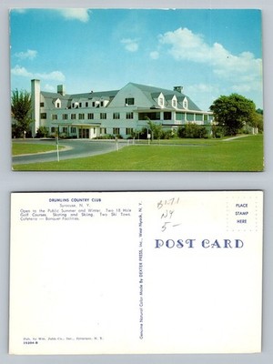 Syracuse, NY-New York, Drumlins Country Club Golf Ski Lodge Vintage Postcard