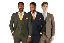 Men's Sold Separately Wool 3 Piece Suit - Ideal for Weddings & Special Occasions