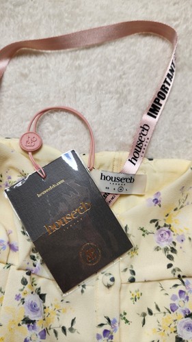 BNWT $287 House of CB sz M 12 Annabella Lemon Floral Midi Sundress DRESS #4 - Picture 9 of 12
