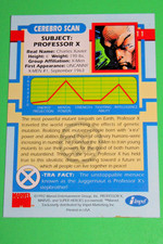 1992 X-MEN PROMO Professor X #11 TOY BIZ PARALLEL INSERT CARD MARVEL COMICS