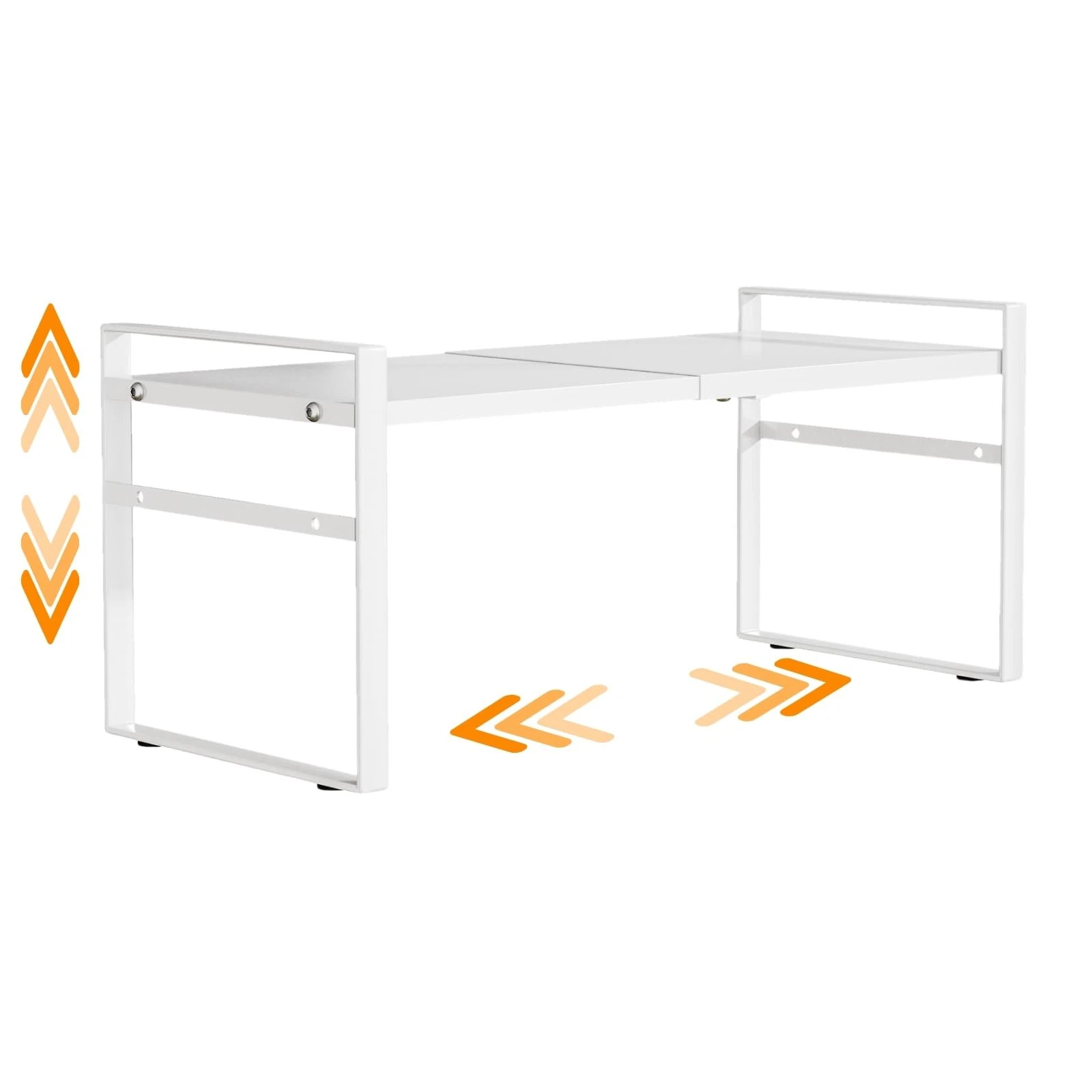 Expandable Cabinet Shelf Organizer Riser for Kitchen Pantry Cupboard Under Si...
