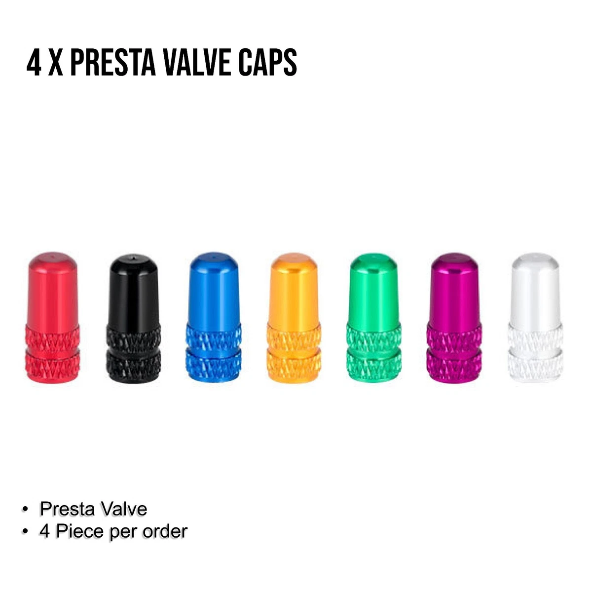 Tappi Coprivalvola In Plastica Nera Per Auto E Moto | Confezione 10 Pezzi Filettatura VG8
