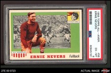 1955 Topps #56 Ernie Nevers   RC HOF Stanford PSA 6 - EX/MT