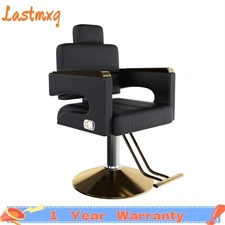 Professional Hydraulic Barber Chair 360° Swivel with Adjustable Height for Salon