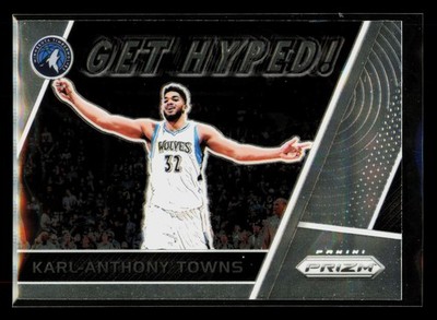 2017-18 Panini Prizm Karl-Anthony Towns Get Hyped! #GH-KT