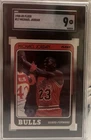 Michael Jordan Chicago Bulls HOF 1988-89 Fleer Basketball Card #17 SGC 9 Mint