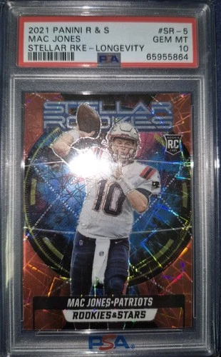 2021 Rookie & Stars Mac Jones Steller Rookies Prizm PSA 10