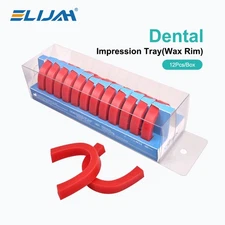Dental U Shape Wax Rim Model Base Plate Wax Occlusal Wax Casting Bite Block New