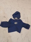 Original Cabbage Patch Baby Doll Green White Striped Sweater Outfit And Bonnet