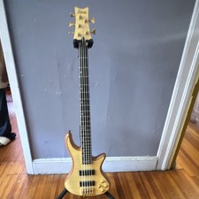 Schecter Diamond Series 5-String Electric Bass Guitar Right-Handed Solid Natural