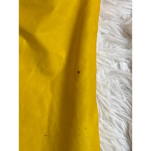 VTG Chris-Craft Yellow Rain Suit Jacket Bib Overalls PVC Maritime Gorpcore XL image 19