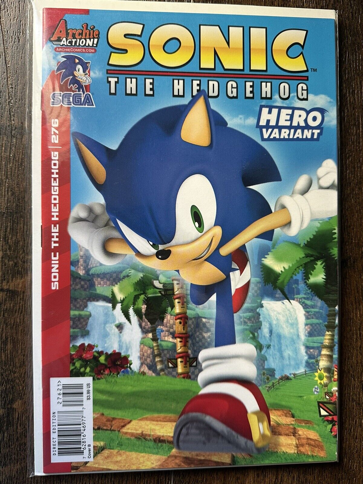 Sonic The Hedgehog #276 Archie Comics Hero Variant Cover