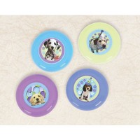Adorable Party Pups Flying Disc Favour Plastic 4 on sale Adorable Party Pups Flying Disc Favour Plastic 4 on sale