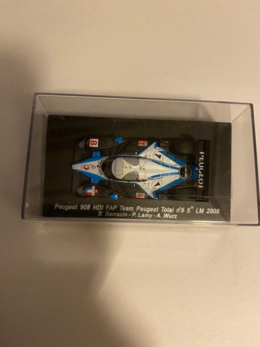 Spark Peugeot 908 HDI FAP N°8 - 2e Le Mans 2007, 1/43, D'occasion