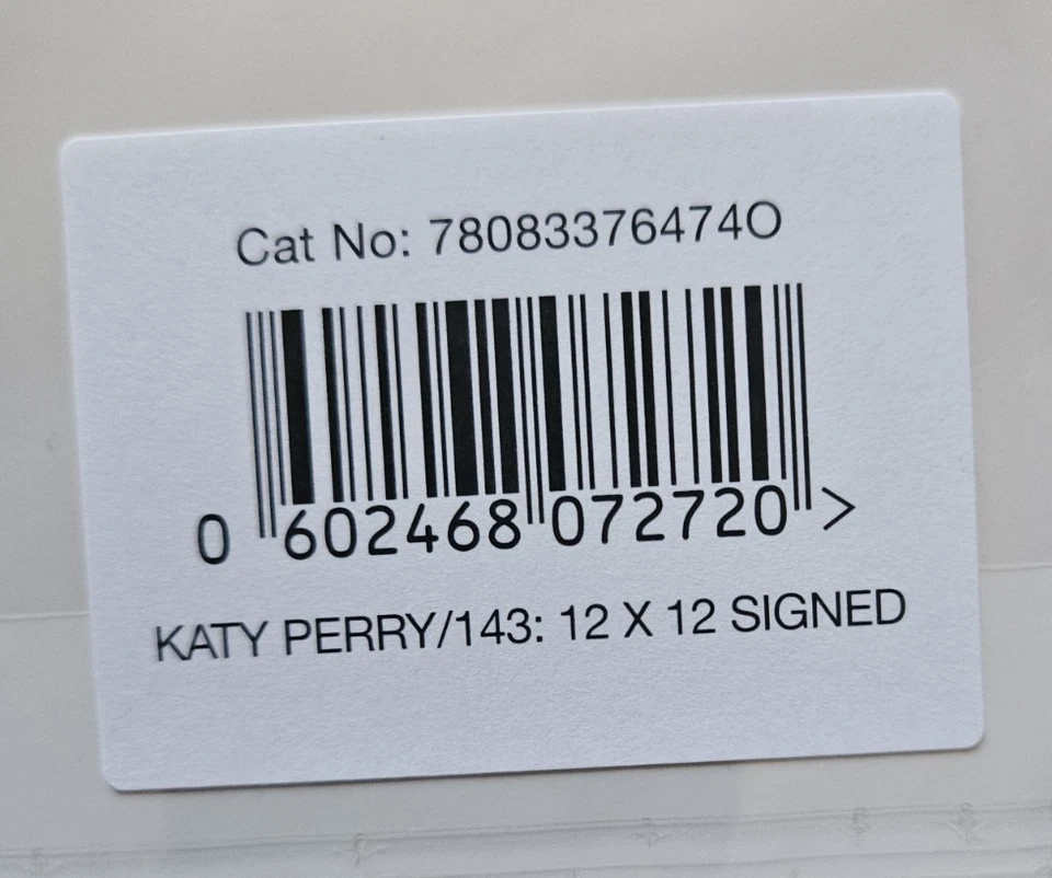 Katy Perry - 143.  Silver Vinyl LP with exclusive artwork & Signed 12" Art Card - Image 4 of 4