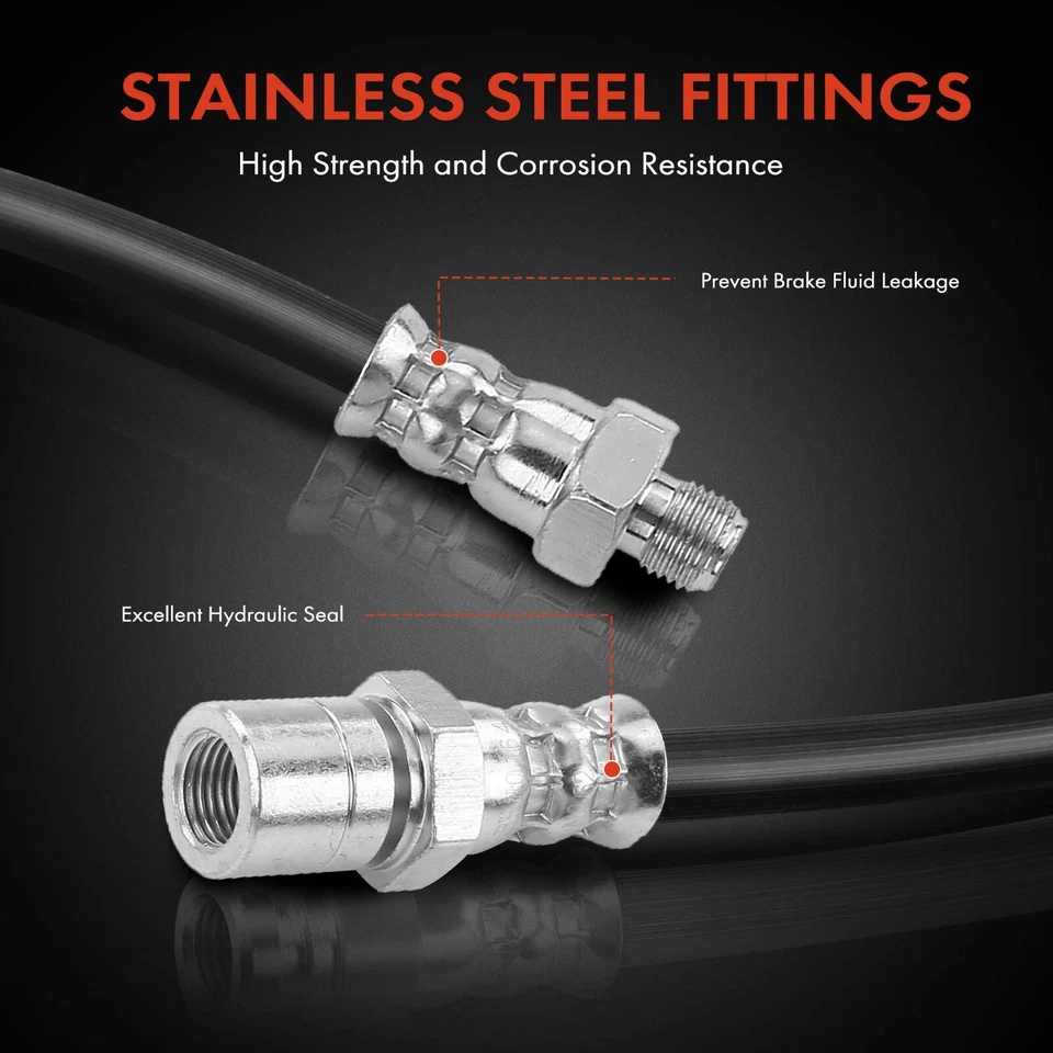 Manguera hidráulica de freno central trasero para Toyota Land Cruiser 1971-1980 L6 3,9 L 4,2 L Foto 4 de 4