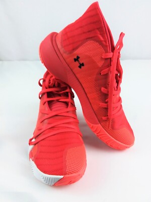 Under Armour Red Men's Anatomix Spawn Mid Micro G Sneaker Shoe Size 5.5 New