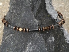 100 Magnetic Hematite Black Copper BRACELET ANKLET NECKLACE Therapy Unisex AAA