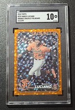 2024 Topps - Marco Luciano Orange Crackle Foilboard /299 RC - Giants SGC 10  