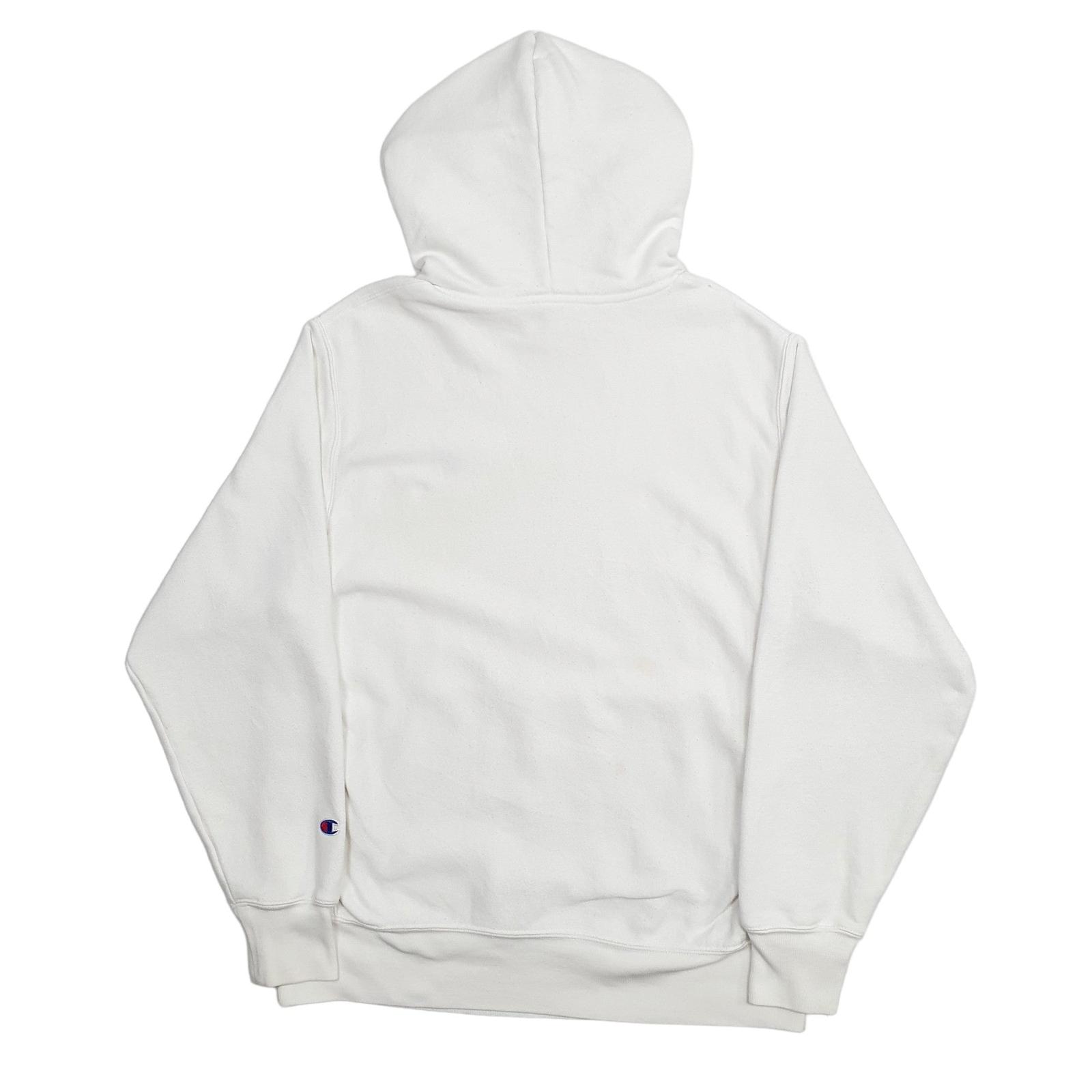CHAMPION Hoodie Reverse Weave Jumper Sweatshirt Mens M image 4