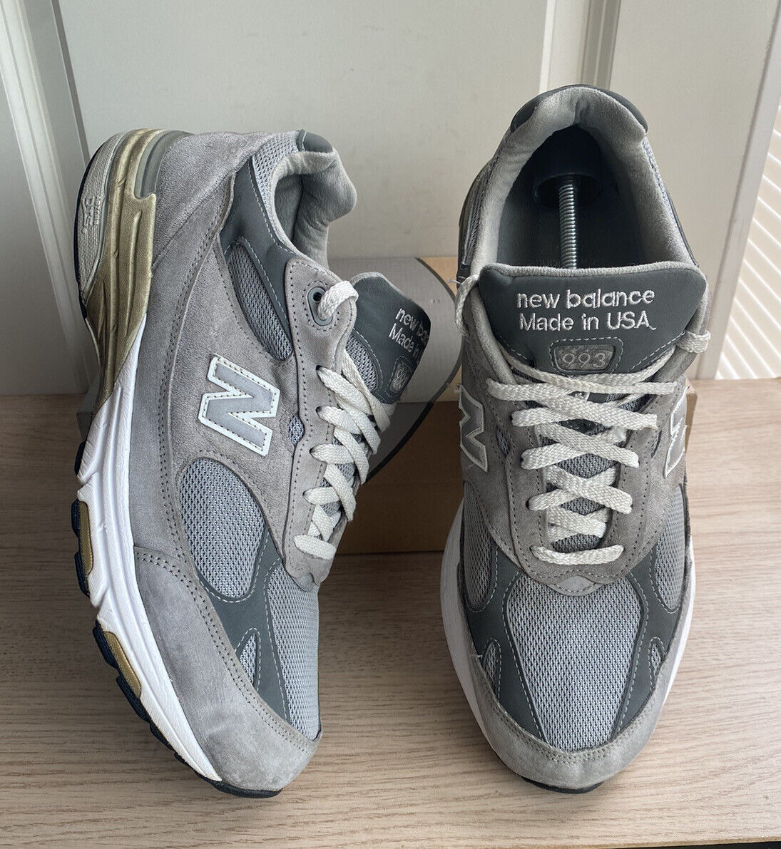 🔥RARE New Balance 993 Made In USA Gray/White Men Sneakers 🔥RARE New Balance 993 Made In USA Gray/White Men Sneakers