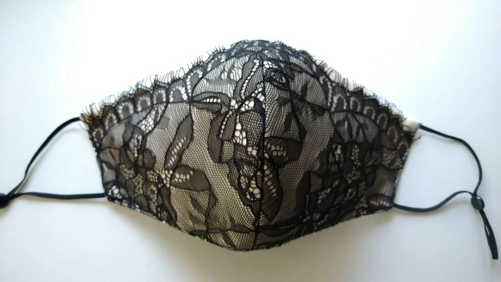 Face Mask Handmade washable with 100 %cotton lining fancy sexy lace w/Filter